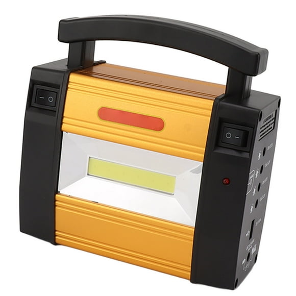 Solar Power Generator, Solar Generator LED Lights Comfortable Handle  For Outdoor