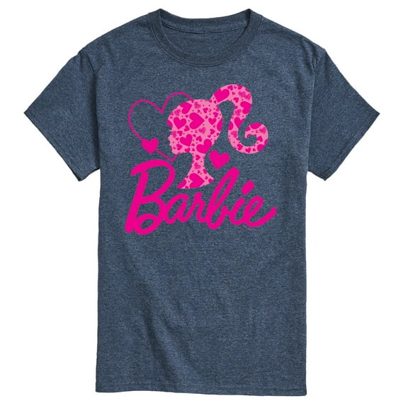 Barbie - Logo Hearts  - Men's Short Sleeve Graphic T-Shirt