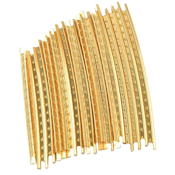 20Pcs/set Brass Fretwire Sets for Guitar Bass Fingerboard Replacements 19 Frets 22 Frets 2.2mm 2.0mm Guitar Fret Wires