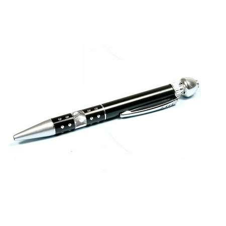 Z-Ballpoint & Cigar Pipe Pen Ball-point Pen Pipe Metal Smoking Pipe Tobacco Pipe Portable Creative Smoking Pipe Accessory (Black)