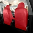 thumbnail image 6 of Red Rain Tesla Model Y Seat Covers Red Car Seat Cover for Tesla Model Y 2020 2021 2022 2023 2024 (ModelY-Red), 6 of 10
