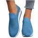 thumbnail image 4 of Zapatos para mujer, zapatos casuales de color liso con punta redonda y tacón medio, zapatillas para correr, botas vaqueras, 4 of 8