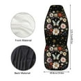 thumbnail image 5 of Kuiaobaty Front Car Seat Cover Set of 2, Universal Soft Seat Protection Auto Interior Accessories Decoration for Men Women, Butterfly Flower Moon, 5 of 7