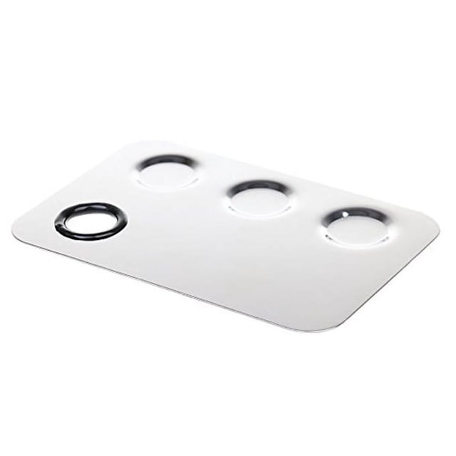 Phenofice Makeup Mixing Palette 1Pcs Foundation Spatula Silver Stainless Steel For Traveling