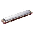 thumbnail image 1 of Suzuki Study-24 24 Holes Harmonica Tremolo Key of C with Cleaning Cloth Box Musical Instrument for Beginner Student, 1 of 4