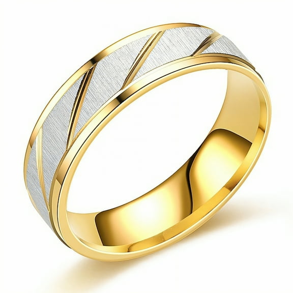 DESIGNICE Gold Rings for Women,Soft Texture Tarnish Free Gold Rings,Resilient Structure Dainty Rings for Women,Gold2 Plated