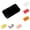 Black+White+Red+Orange+Gold+Silver+Rose Gold, variant on SLUOHZXI 1 PCS Mini Metal Tin Box Containers, Slide Top, Rectangular, 2.36 x 1.33 x 0.43 Inch, Black, Modern Style, Storage Box