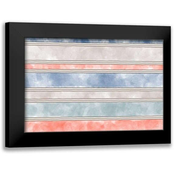 Murdock, Ramona 14x11 Black Modern Framed Museum Art Print Titled - Coastal Stripe I
