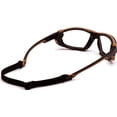 thumbnail image 4 of Gafas de seguridad Carhartt Toccoa con montura negra/tostada y lentes transparentes, 4 of 4