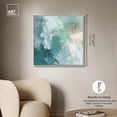 thumbnail image 4 of Minted Cloudscape I Canvas Print Coastal Abstract Art by Art Remedy, Silver Frame, 30 x 30, 4 of 6