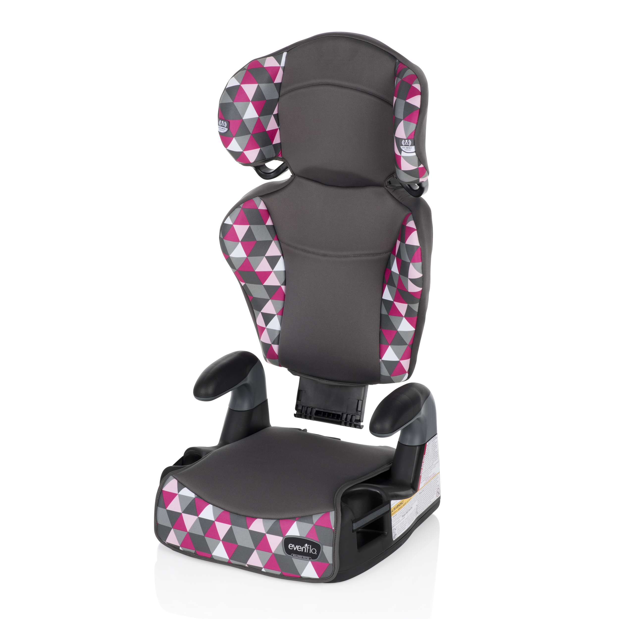 Big Kid LX High-Back 2-in-1 Belt-Positioning Booster Car Seat (Bristol Pink)