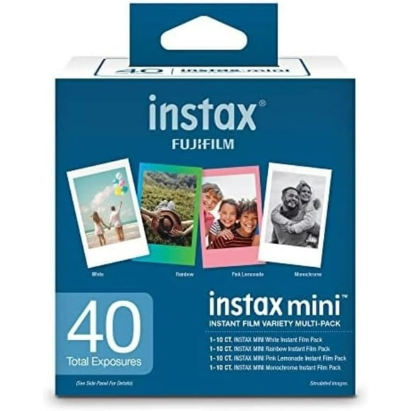 Fujifilm Instax Mini - Value Variety Pack - instant film kit - instax mini - 10 exposures - 4 cassettes