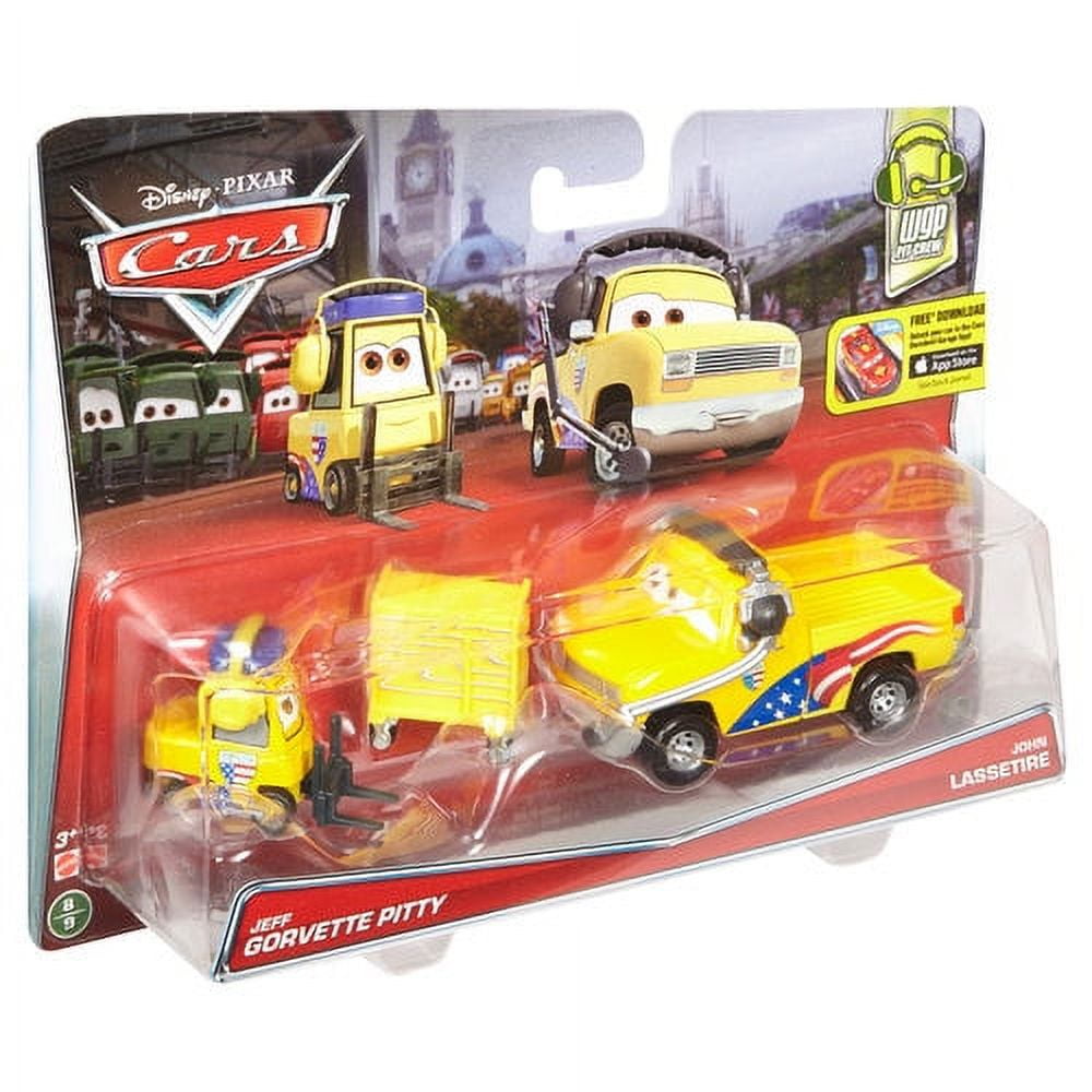 Disney/Pixar Cars Jeff Gorvette's Pitty & John Lassetire Vehicle
