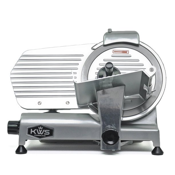 KWS Premium Commercial 320w Electric Meat Slicer 10" Stainless Steel