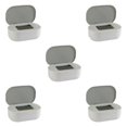 thumbnail image 3 of relayinert Stylish Desktop Countertop Mask Dispenser Storage Box with Lid Spacious Holder Plastic Baby Gray 21x14x7.8cm 5Set, 3 of 6