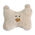 thumbnail image 2 of Car Headrest Pillow, Teddy Bear Design Neck Protection Pillow, Soft Shu Velvet Material, Comfortable Support, Easy Installation With Elastic Tape, Versatile For Car/Home/Office, Cute Interior Decor, 2 of 6