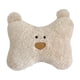 thumbnail image 2 of Almohada de reposacabezas de coche - Cojín de soporte para el cuello de terciopelo beige y oso de peluche para asiento de coche • 10,2x9,4 pulgadas, 2 of 6