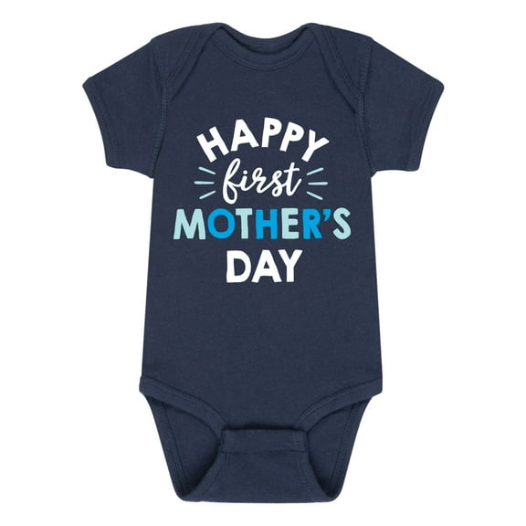 Instant Message - First Mothers Day - Infant Baby One Piece