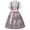 Grey, variant on 2025 Girls Bavarian Oktoberfest Lace Dress Set Traditional German Dirndl For Children
