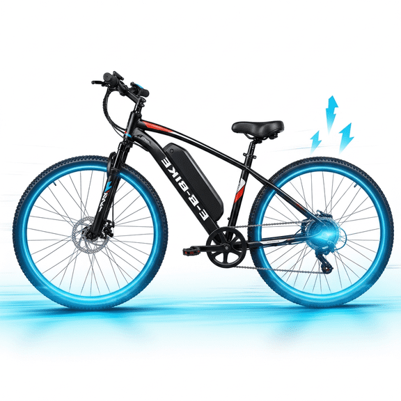 Setohet 26" Electric Bike for Adults , Powerful 500W E Bike with 36V Removable Battery: 7-Speed Commuter Bike ,UL2849