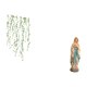 thumbnail image 5 of Elegante Vinilo Decorativo De Pared Con Hojas Verdes Y Figura De La Virgen María. Ideal Para Baño, Dormitorio, Oficina O Coche., 5 of 8