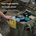 thumbnail image 6 of Outdoor Multi-Functional Portable Table Tool Storage Box, Camping Bag, Camping Carrying Bag, Picnic Bag,1 * portable table tool storage box,Khaki, 6 of 9