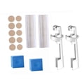 thumbnail image 4 of Maoww 16 Pcs Kit de Réparation de Pointe de Queue de Piscine Pince de Queue Ensemble Portable de Réparation, 4 of 6