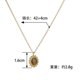 thumbnail image 1 of Zhuge Colgante de collar hecho a mano, collar con colgante de piedra natural vintage (marrón), 1 of 2