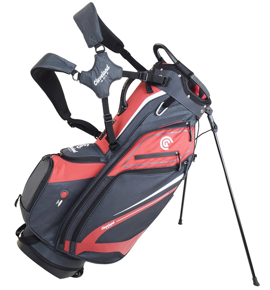 Cleveland Golf LT Lightweight Stand Bag Red/Charcoal