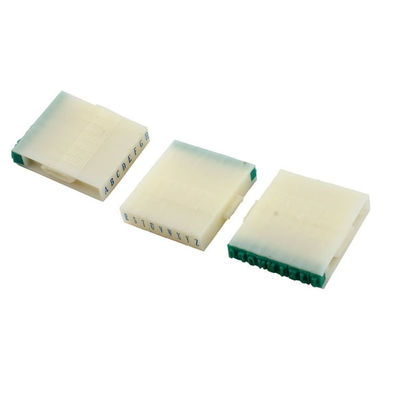 1 Set 26-Letters Detachable Letter Stamps Font Size 5x3mm for Scrapbook Craft