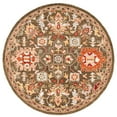 thumbnail image 3 of SAFAVIEH Heritage Alys Tribal Area Rug, Brown/Green, 5' x 8', 3 of 9