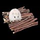 thumbnail image 3 of Palitos masticables para hámster, accesorios de limpieza , juguetes de madera para roedores, 3 of 9