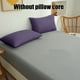 thumbnail image 5 of Fundas de almohada para el cuerpo, suave terciopelo transpirable, 19x29in, adecuadas para personas que tienen calor al dormir, sudores nocturnos, todas las estaciones, color sólido, individual, morado, 5 of 6