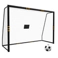 thumbnail image 1 of DSstyles 8x5.3 Ft Backyard Soccer Goal, Metal Frame with Padded Posts, Weather-Resistant Net, Easy to Assemble, for Adults and Children, 1 of 6