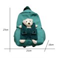 thumbnail image 1 of Bolsa Mochilas escolares para niños Oso de dibujos animados Niños Mochila de jardín de infantes 3-8Y (Verde) Likrtyny Para Estrenar, 1 of 8
