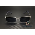 thumbnail image 2 of ARMANI EXCHANGE AX2044S 602080 Matte Silver Dark Blue 58 mm Men's Sunglasses, 2 of 6