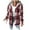 Wine 01, variant on Women's Flannel Plaid Jacket Drawstring Hooded Sherpa Fleece Lining Winter Jackets Button Up Long Sleeve Outerwear (XL, Wine 01)