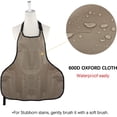 thumbnail image 5 of Gardening Apron with Lar Pockets for Women, 14 Waterproof Tool Apron, Work Heavy Duty, Size M to XL, 5 of 5