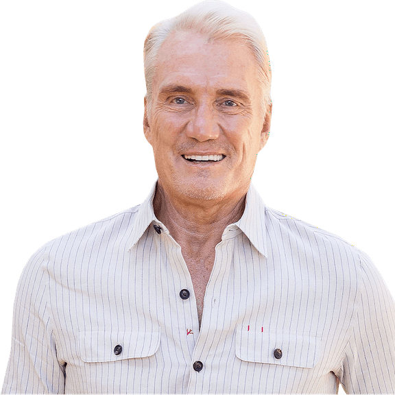 Dolph Lundgren (Smart Outfit) Half Body Buddy Cutout