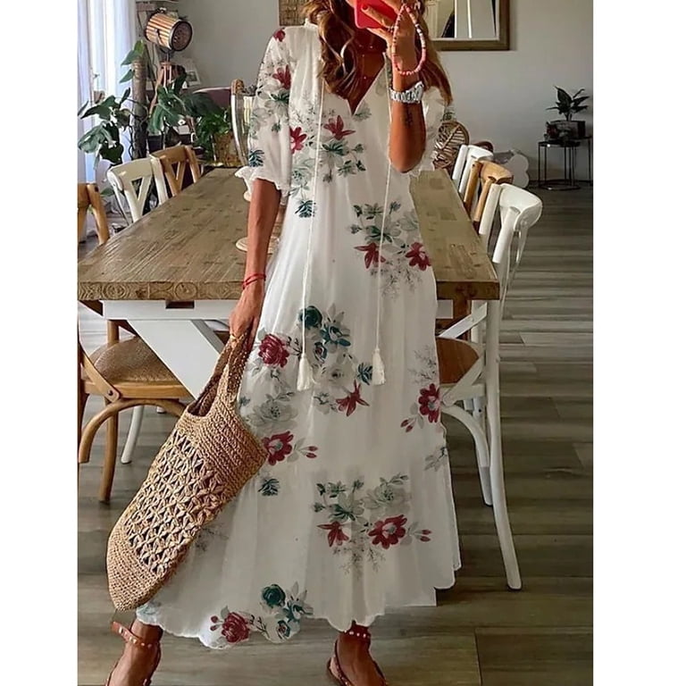 brunch wedding dress guest Bayside Brunch Dress L / Dusty Ecru main image 1