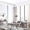 thumbnail image 2 of 595850 Ardita Soft Shag Trellis Modern Gray/Charcoal Area Rug 3'9" x 5'9", 2 of 3