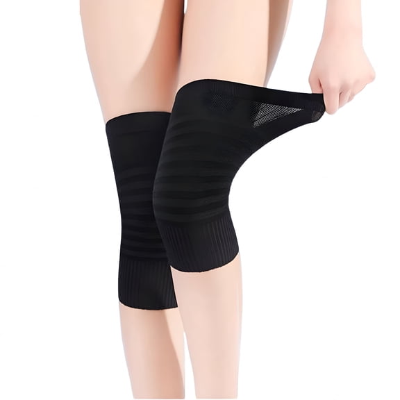BESTSKY 2026 New Sports Knee Compression Sleeve - 1 Pair - Non-Slip Breathable Stretch - Men Women - Fitness Running Cycling - Joint Protector - Knee Pad Brace - Knee Support Guard