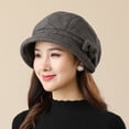 thumbnail image 6 of Women Plaid Bow Decor Cloche Bucket Hat for Spring 1920s Vintage Bowler Hat, 6 of 8