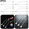 thumbnail image 1 of Cable Adaptador Conector Splitter ARGB 5V 3PIN 33 5 Cm para Computadora (1 A 3), 1 of 7