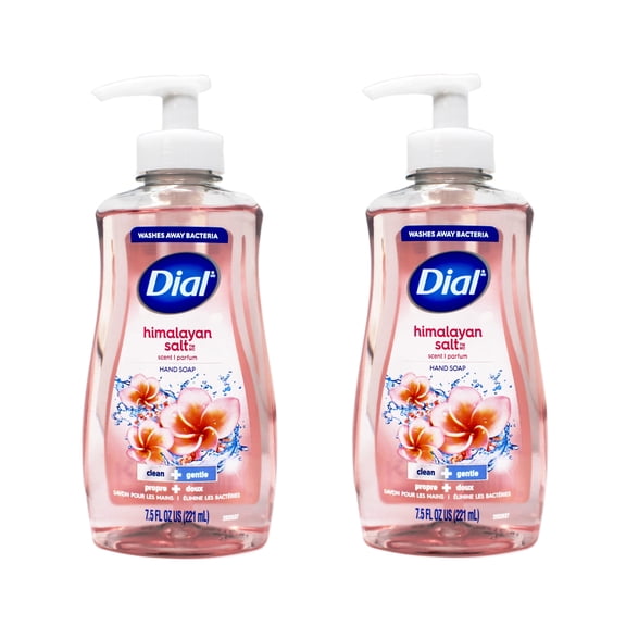 Dial Daily Use Cleansing Paraben-Free Liquid Hand Soap Twin Pack with Himalayan, Water Lily, 7.5 Ounce