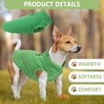 thumbnail image 4 of 2 Pieces Fleece Dog Sweater Vest Winter Warm Dog Sweaters for Small Dogs Male Female Fall Pullover Doggie Clothes with D-Ring Soft Puppy Cold Weather Coat Clothing, 4 of 7