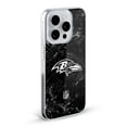 thumbnail image 2 of Head Case Designs NFL Baltimore Ravens Artwork Marble Soft Gel Case for Apple iPhone 15 Pro Max, 2 of 7