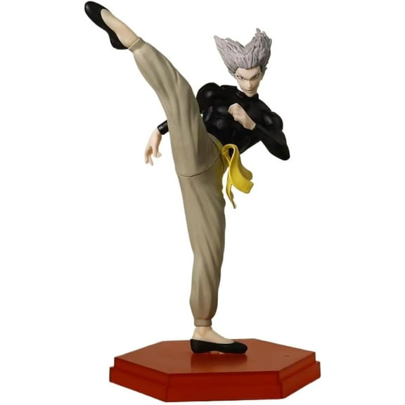 New Garou Figure, ‌Kicking Garou Figurine 19cm/7.5inch Anime Character Collection Decor Statue Model Desktop Decoration Ornament Gifts