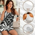 thumbnail image 6 of TSOVTHRID Polynesia Diamond Turtle Print Women's Pajamas Sets Cute Print Tank and Shorts Pj Set Summer Lounge Set Sleeveless Sleepwear, Size 2XL, 6 of 7