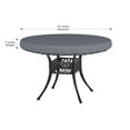 thumbnail image 4 of Covers&All Round Table Top Cover, 12 oz Waterproof & UV-resistant (30"Diameter x 4"H Inches, Gray), 4 of 7